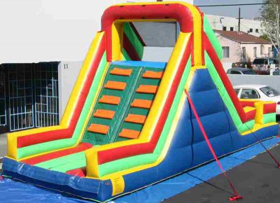 small inflateable slide